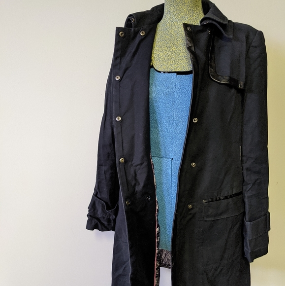 Ted Baker black trench coat - Picture 1 of 9